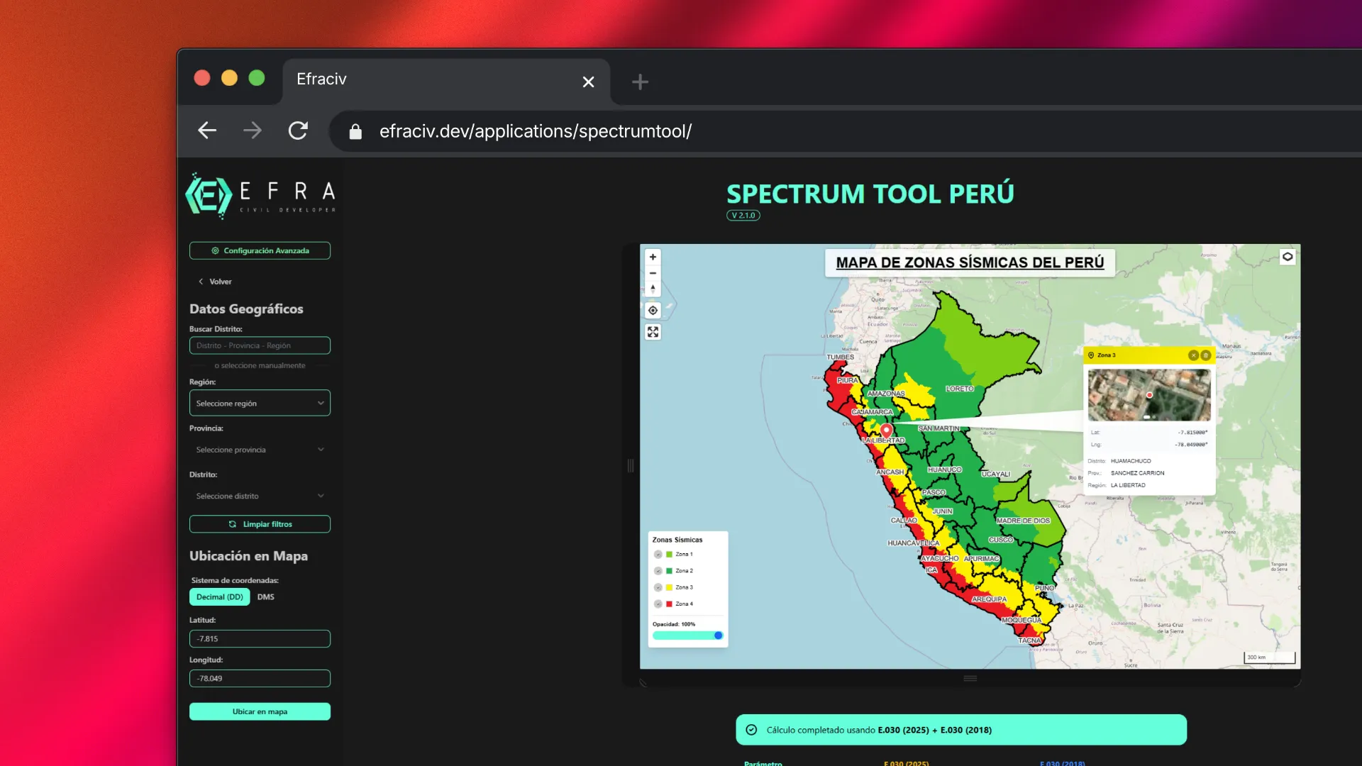 Spectrum Tool Peru